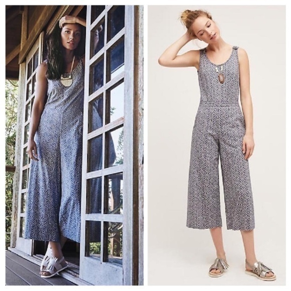 Anthropologie Elevenses Windward Jumpsuit